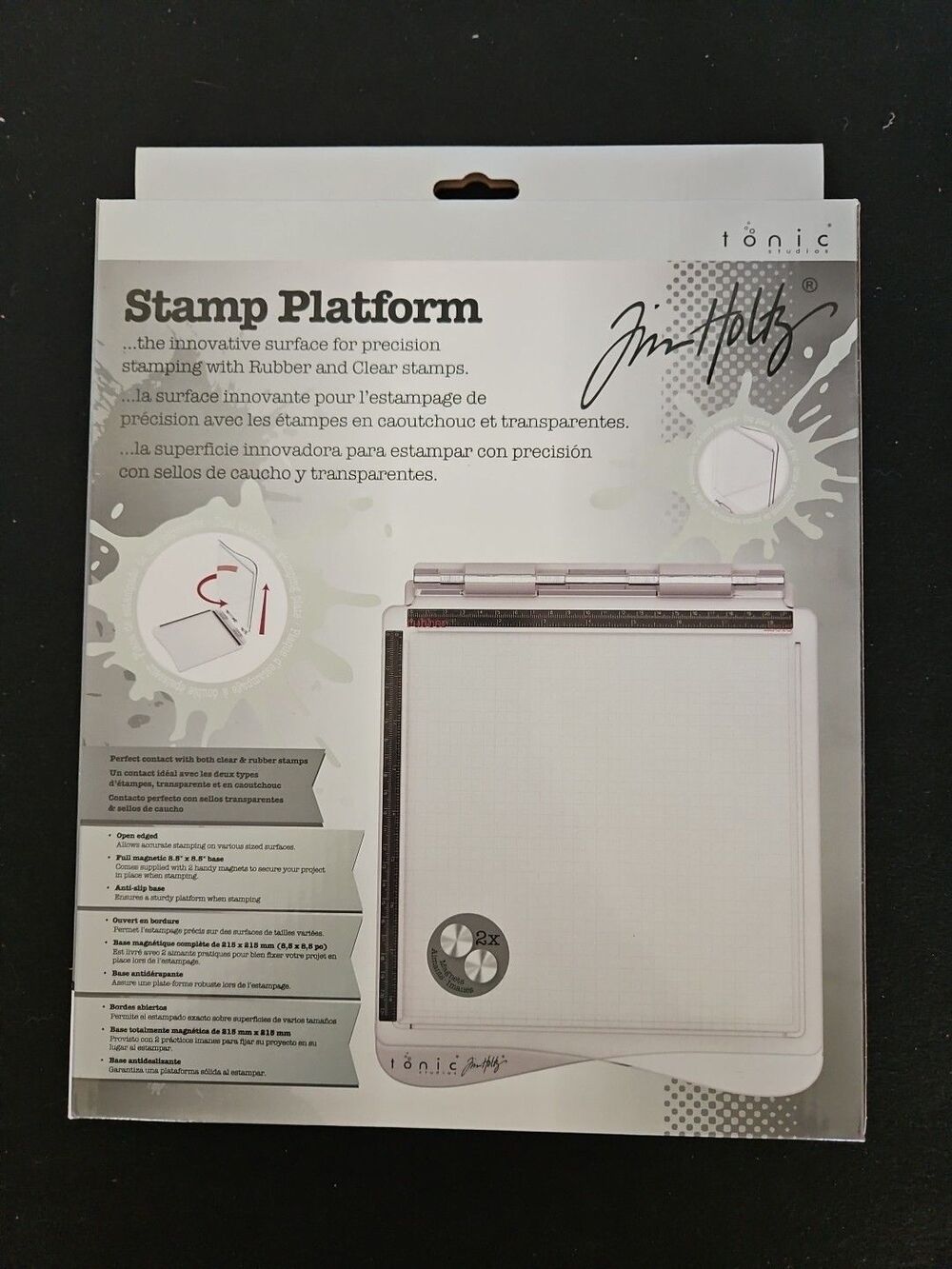 Tonic Studios Tim Holtz STAMP PLATFORM- Brand New- Retired